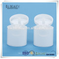 plastic shampoo flip top cap for customized shampoo bottle caps